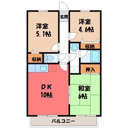 ナイスアーバン東峰の物件間取画像